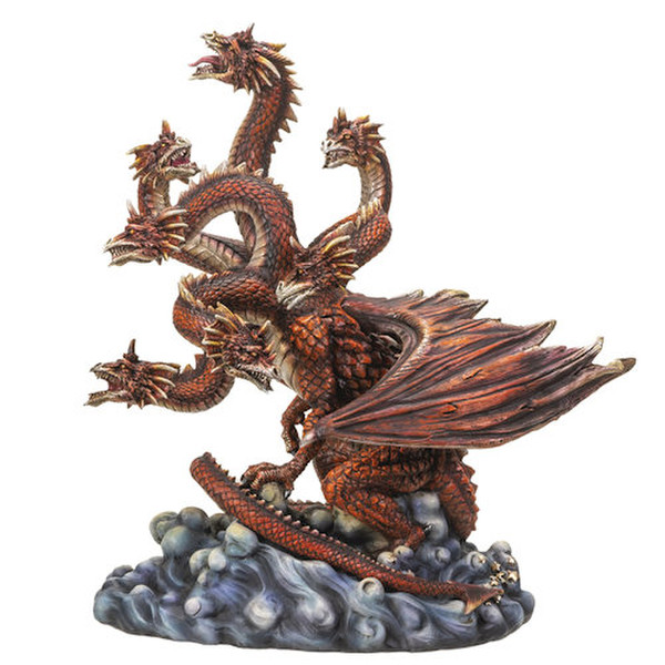 Hydra is a mythical serpent-like creature from various mythologies figurine
